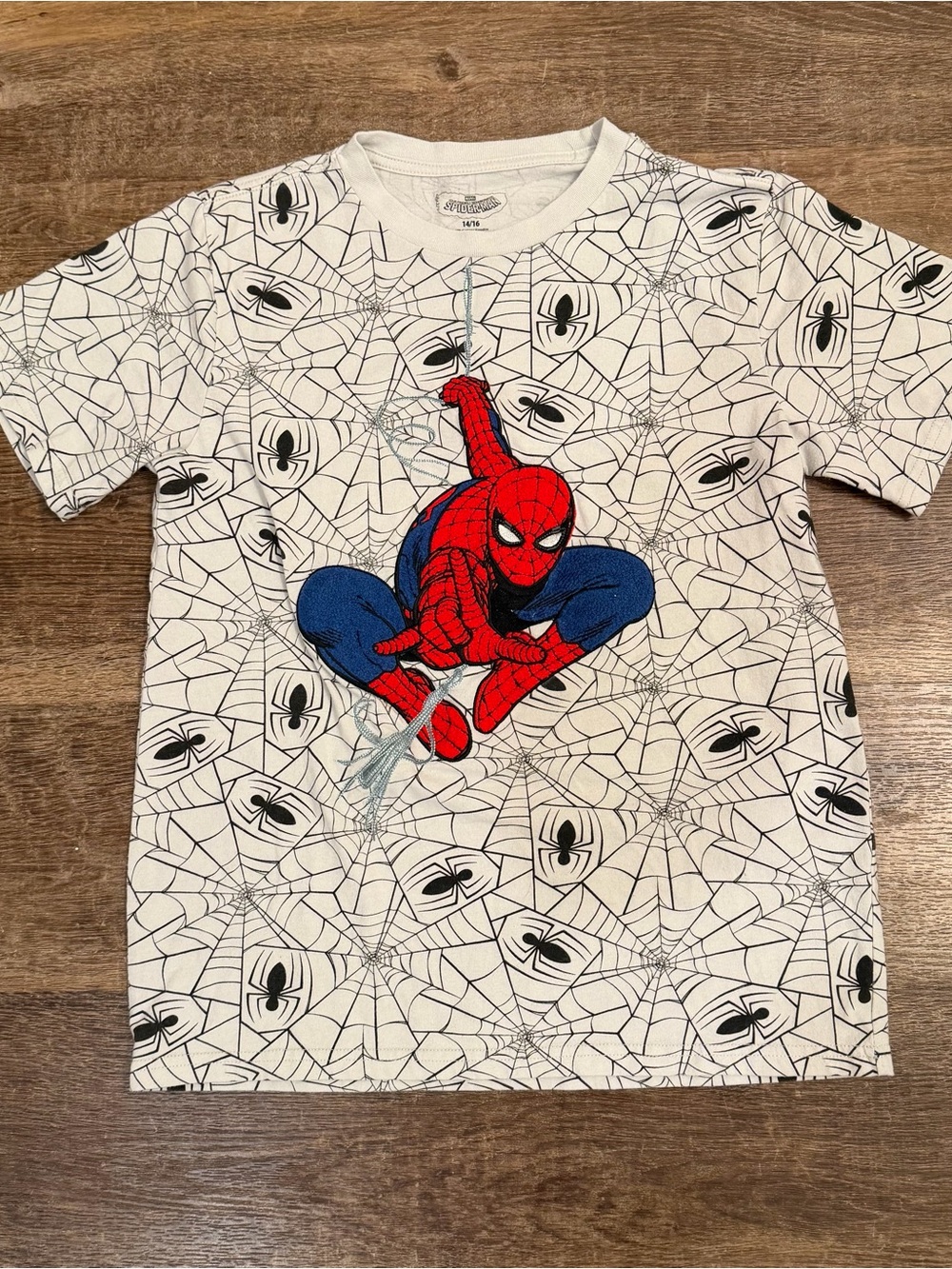 Marvel Spider-Man Graphic Tee - White, Red & Blue